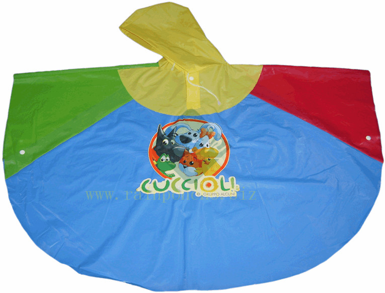 Reusable Rain Poncho kids children 009